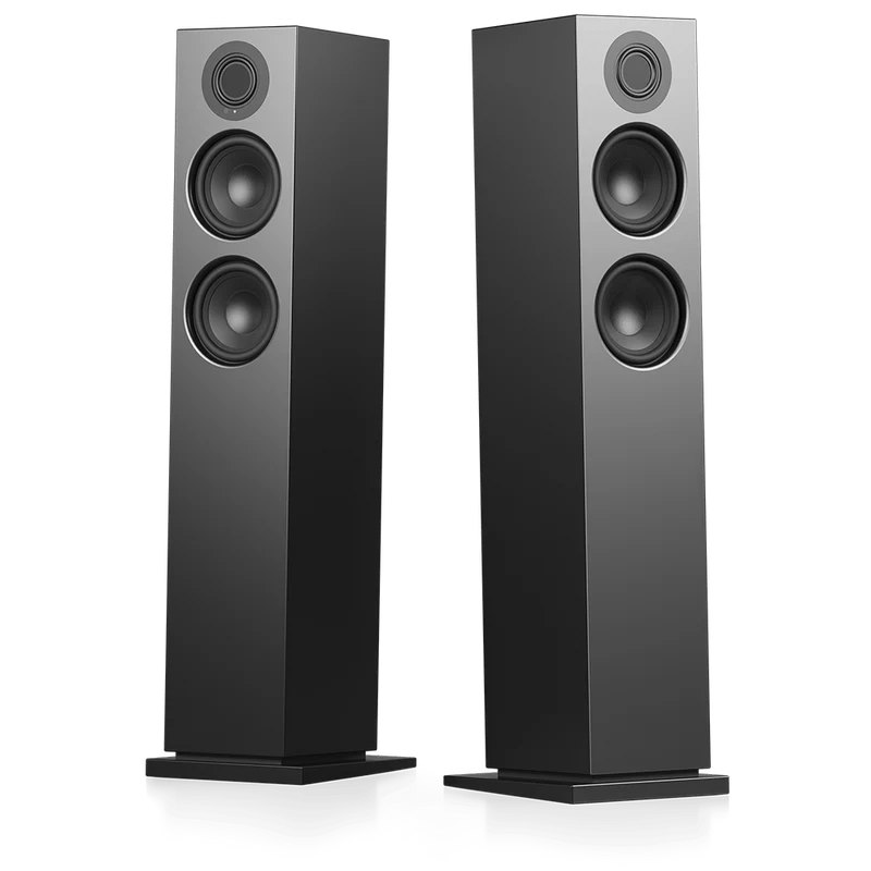 Audio Pro A48 Wireless Multi-Room Bluetooth Floorstanding Speakers Pair Black