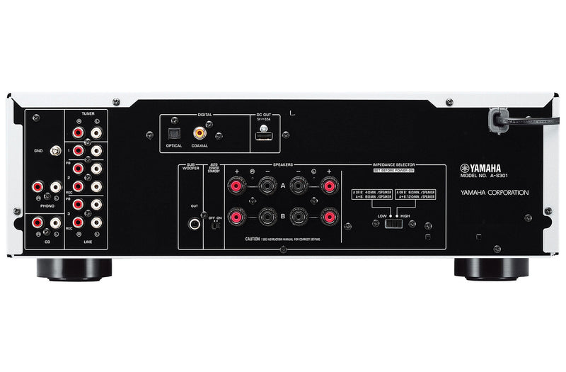 Yamaha AS301B Integrated Amplifier Black