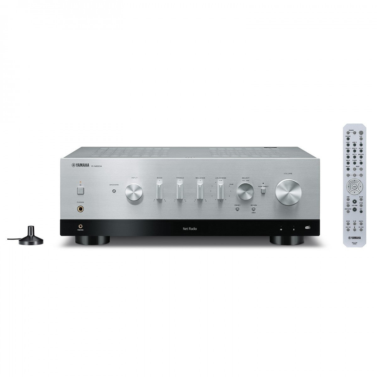 Yamaha R-N800A Network Receiver with Phono and Built In DAC Silver