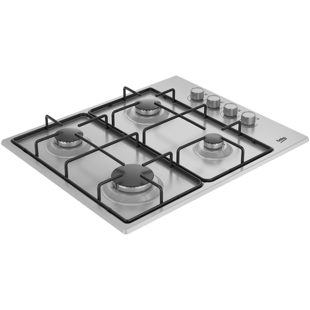 Beko CIHYG21SX 61cm Gas Hob - Stainless Steel