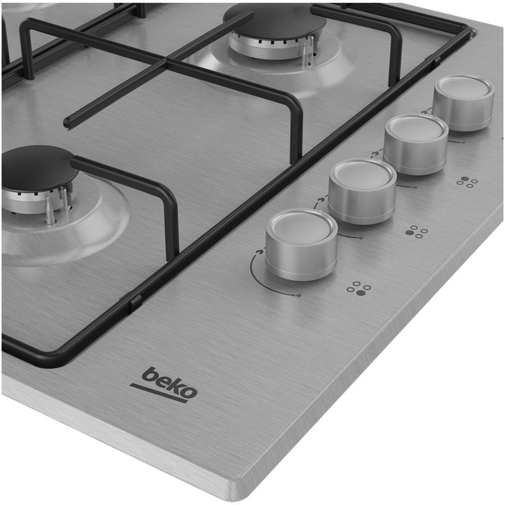 Beko CIHYG21SX 61cm Gas Hob - Stainless Steel