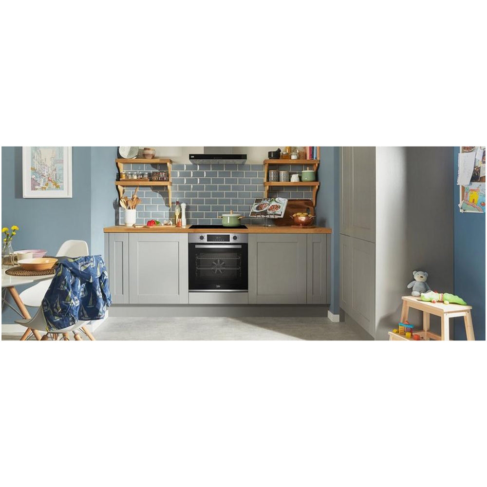 Beko AeroPerfect™ CIMY91X 60cm Built In RecycledNet® Single Multi- function Oven - Stainless Steel