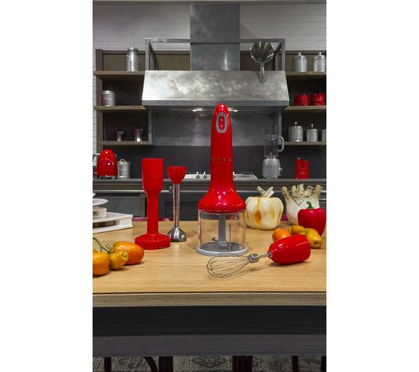 SMEG HBF02RDUK 50s Retro Style Hand Blender Red