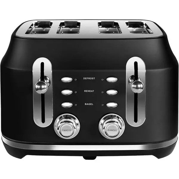 Rangemaster RMCL4S201BK Classic 4 Slice Toaster - Black