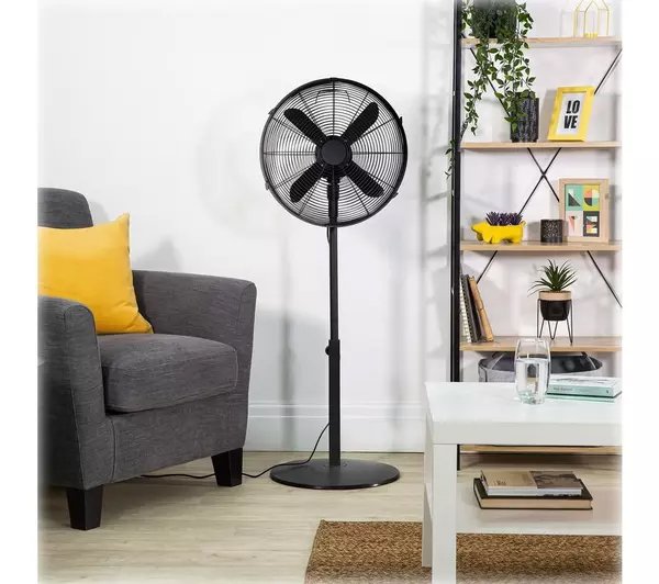 ZANUSSI ZNMPF1601MB 16" Pedestal Fan - Matt Black