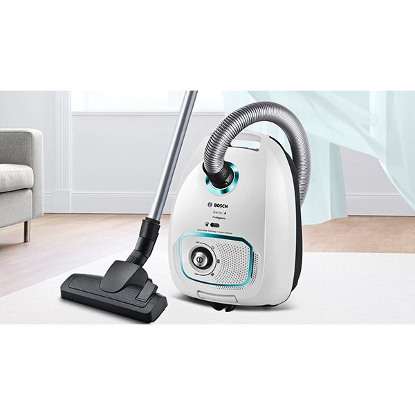 Bosch BGBS4HYGGB Serie 4 ProHygienic 600W 6kg Cylinder Vacuum Cleaner - White