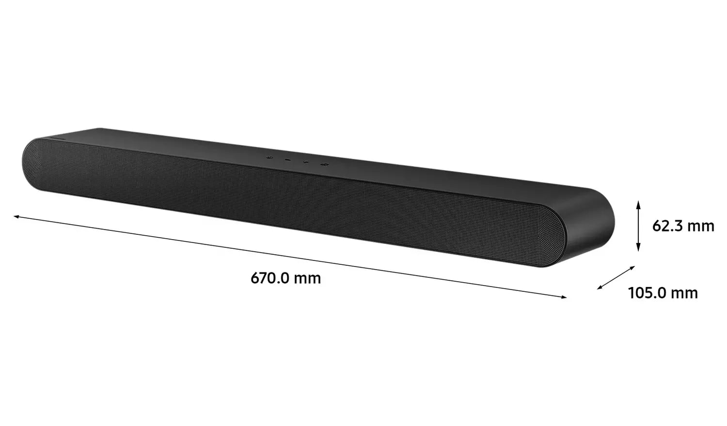 Samsung HW-S50B 3.0ch Lifestyle All in one Soundbar with Virtual DTS:X Dark Grey