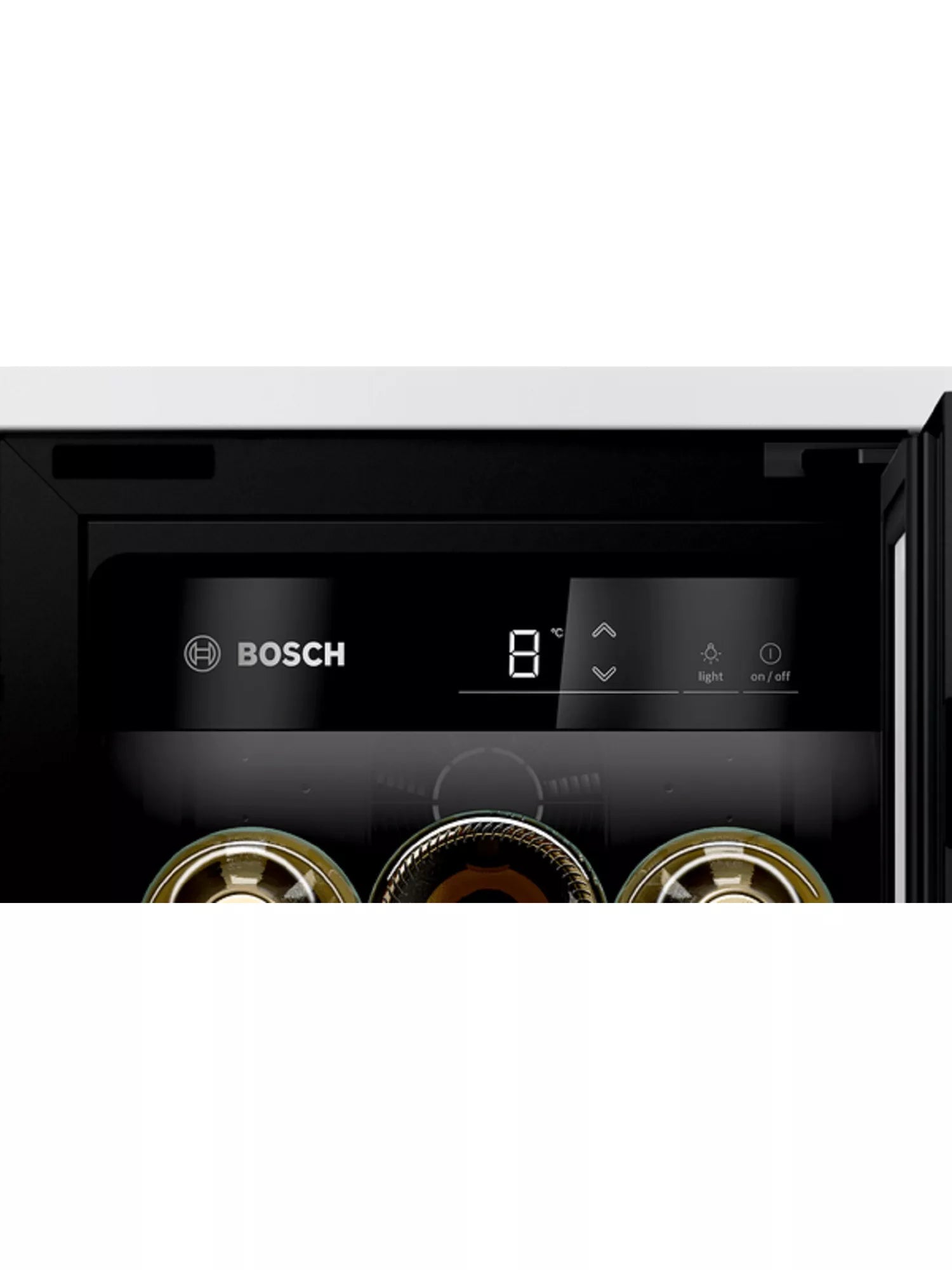 Bosch Series 6 KUW20VHF0G 30cm Undercounter Wine Cooler Black