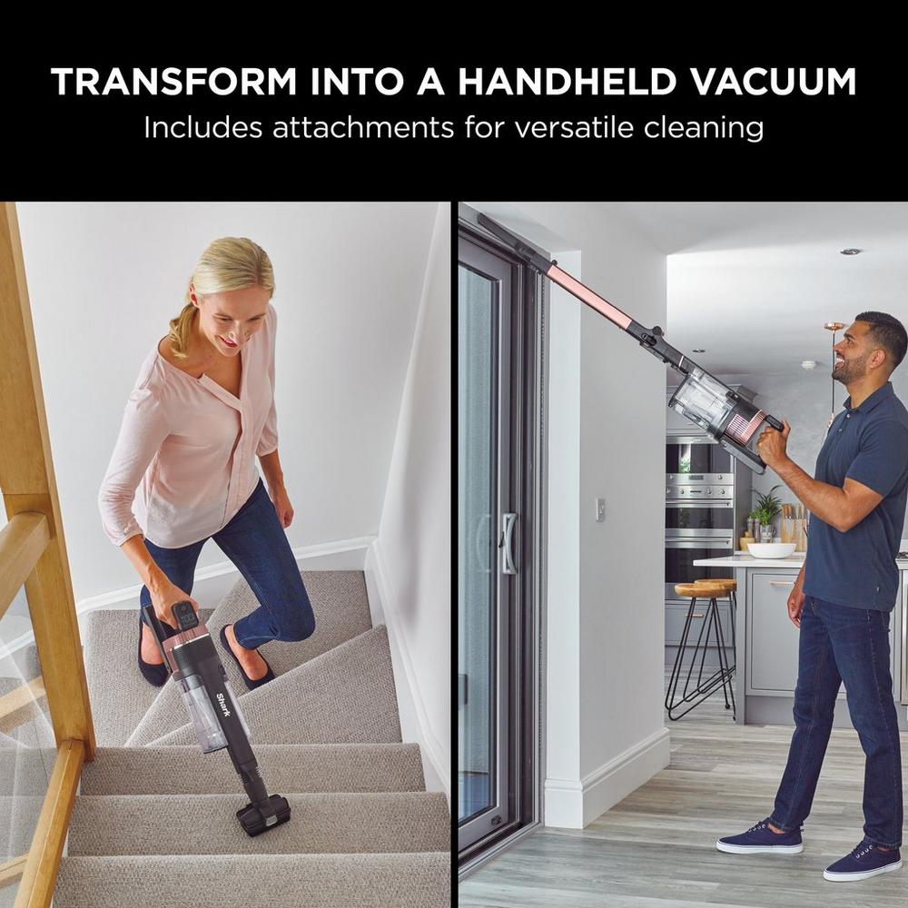 Shark IZ400UK Stratos Cordless Stick Vacuum Cleaner - Up To 60 Minutes Run Time - Gold