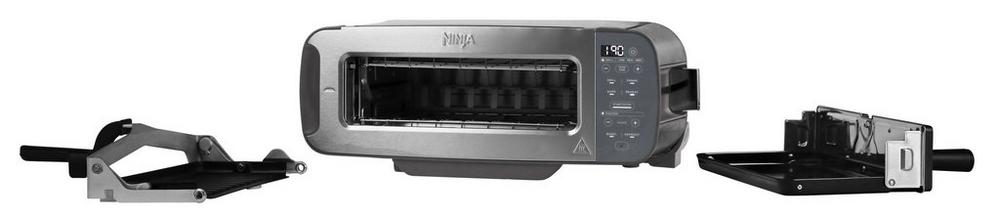 Ninja ST202UK 3-in-1 2 Slice Toaster - Grill and Panini Press - Stainless Steel