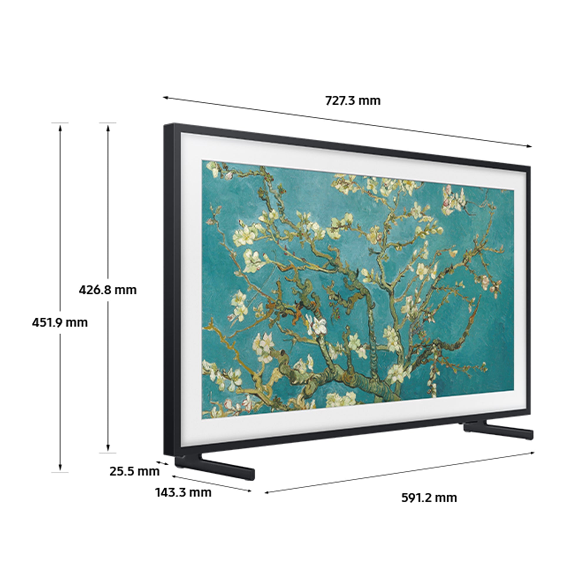 Samsung QE32LS03CBUXXU 32 Inch The Frame Art Mode QLED Full HD HDR Smart TV 2023