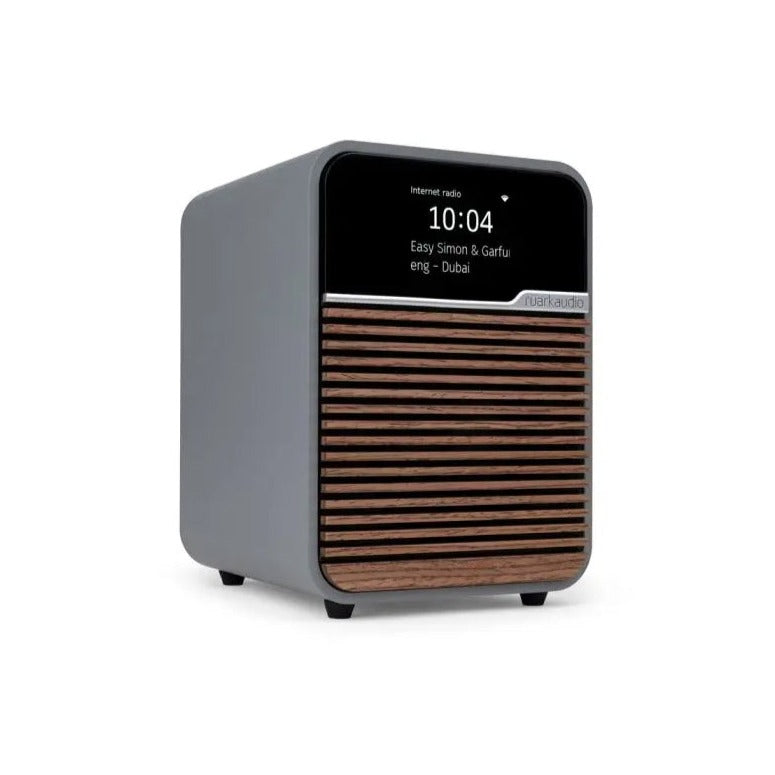 Ruark R1S Premium DAB DAB+ FM Bluetooth USB Digital Radio Mid Grey