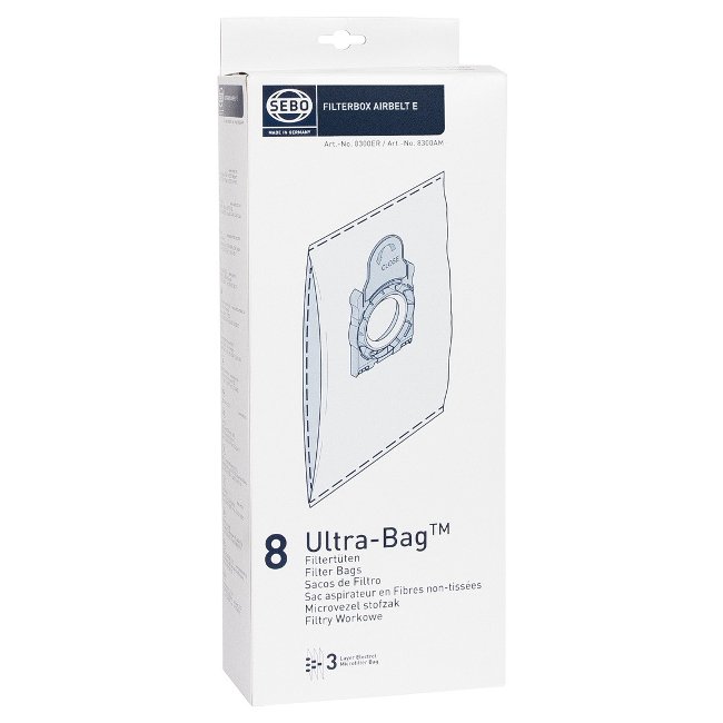 Sebo 8300ER Airbelt E Ultra Bags