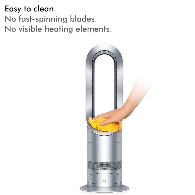 Dyson AM09 Hot + Cool™  Fan Heater - Easy to clean