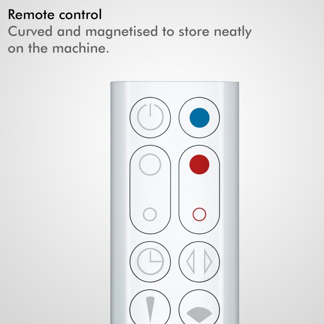 Dyson AM09 Hot + Cool™  Fan Heater - Remote Control