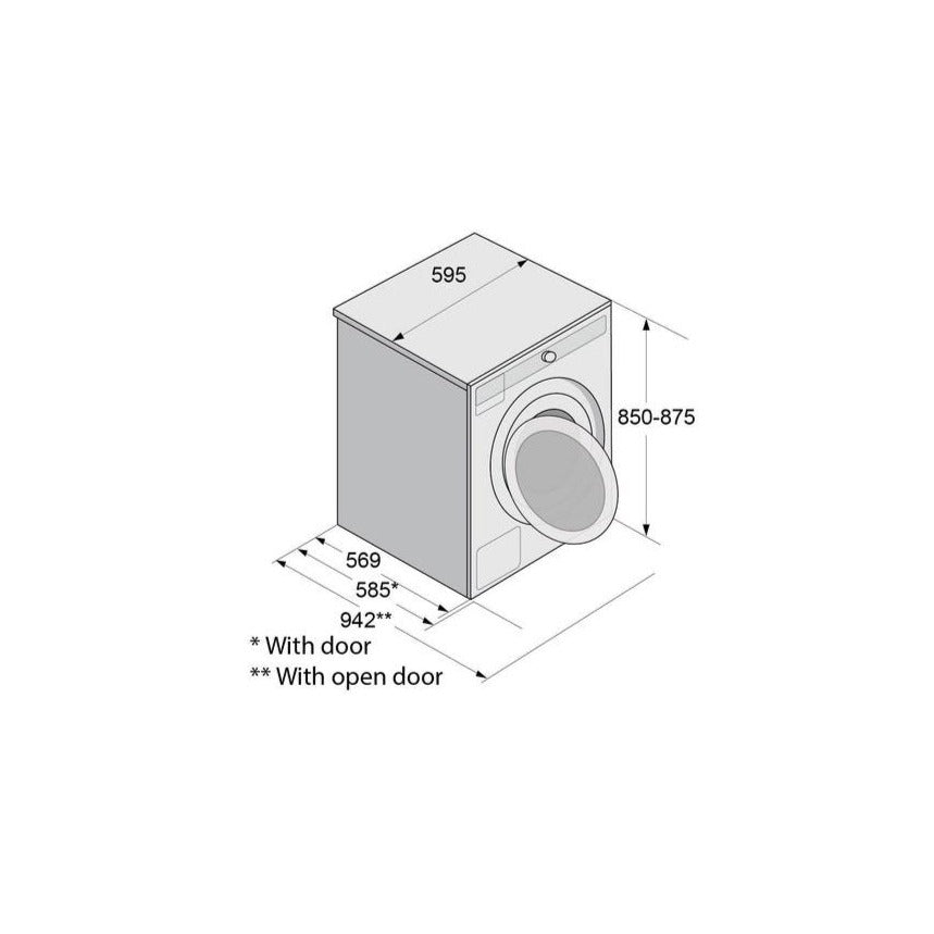 ASKO W6098XSUK1 9kg 1800 Spin Washing Machine