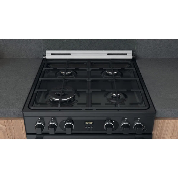 Hotpoint CD67G0C2CA UK Gas Freestanding 60cm Double Cooker Dark Grey