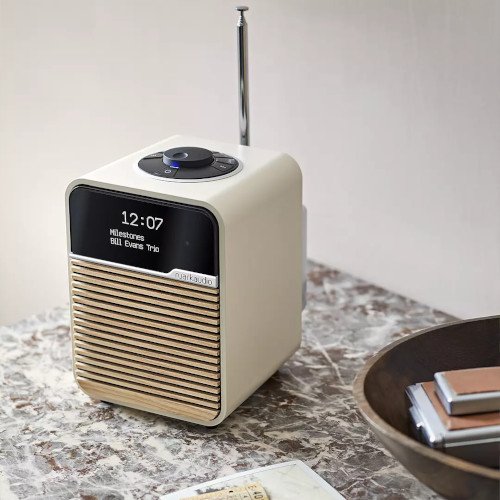 Ruark R1 MK4 DAB DAB+ FM Bluetooth USB Digital Radio Cream