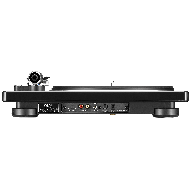 Denon DP450USB Hi-Fi Turntable with original S-Shape tonearm and USB Black