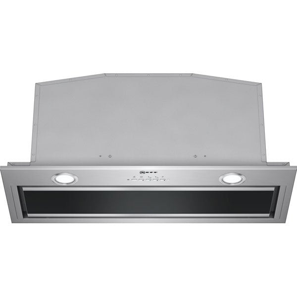 Neff D57ML67N1B N 90 Canopy cooker hood 70 cm clear glass black printed