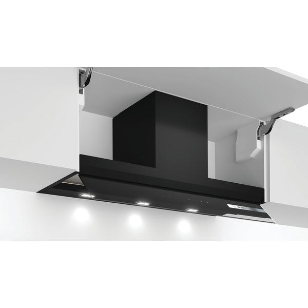 Bosch DBB97AM60B Serie 6 Integrated Design Hood 90 cm clear glass black printed