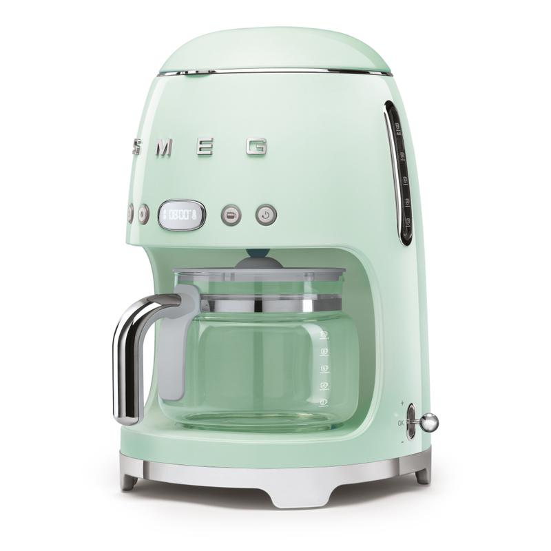 SMEG DCF02PGUK 50s Retro Style Drip Coffee Machine Pastel Green