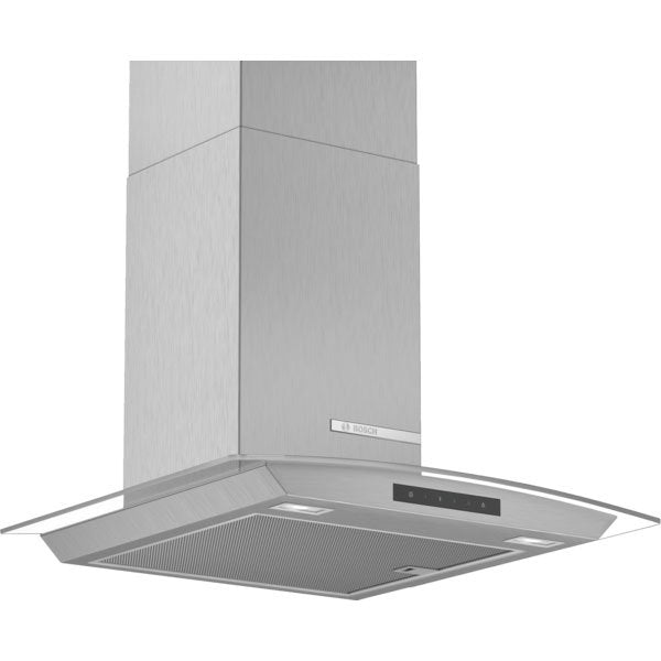 Bosch DWA66DM50B Serie 4 Wall-mounted cooker hood 60 cm clear glass