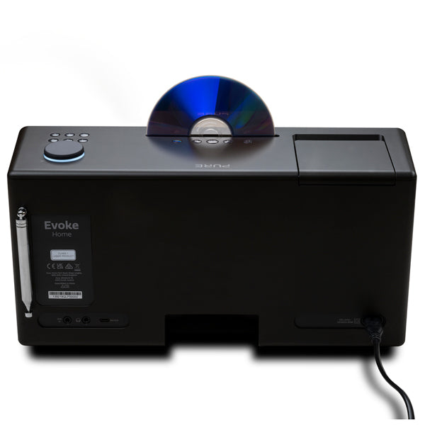 Pure Evoke Home all in one music system in Coffee Black