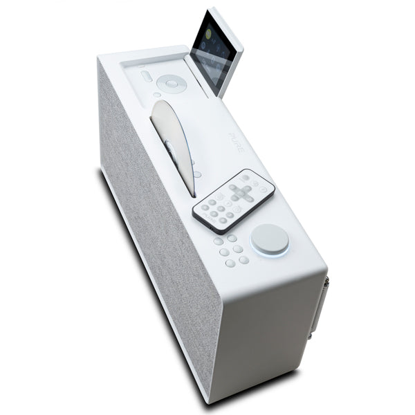 Pure Evoke Home all in one music system in Cotton white