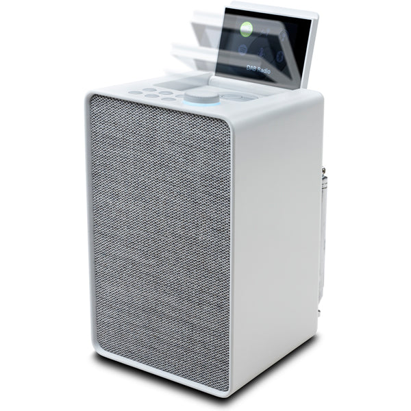 Pure Evoke Spot compact music system in Cotton White