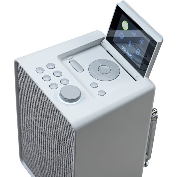 Pure Evoke Spot compact music system in Cotton White