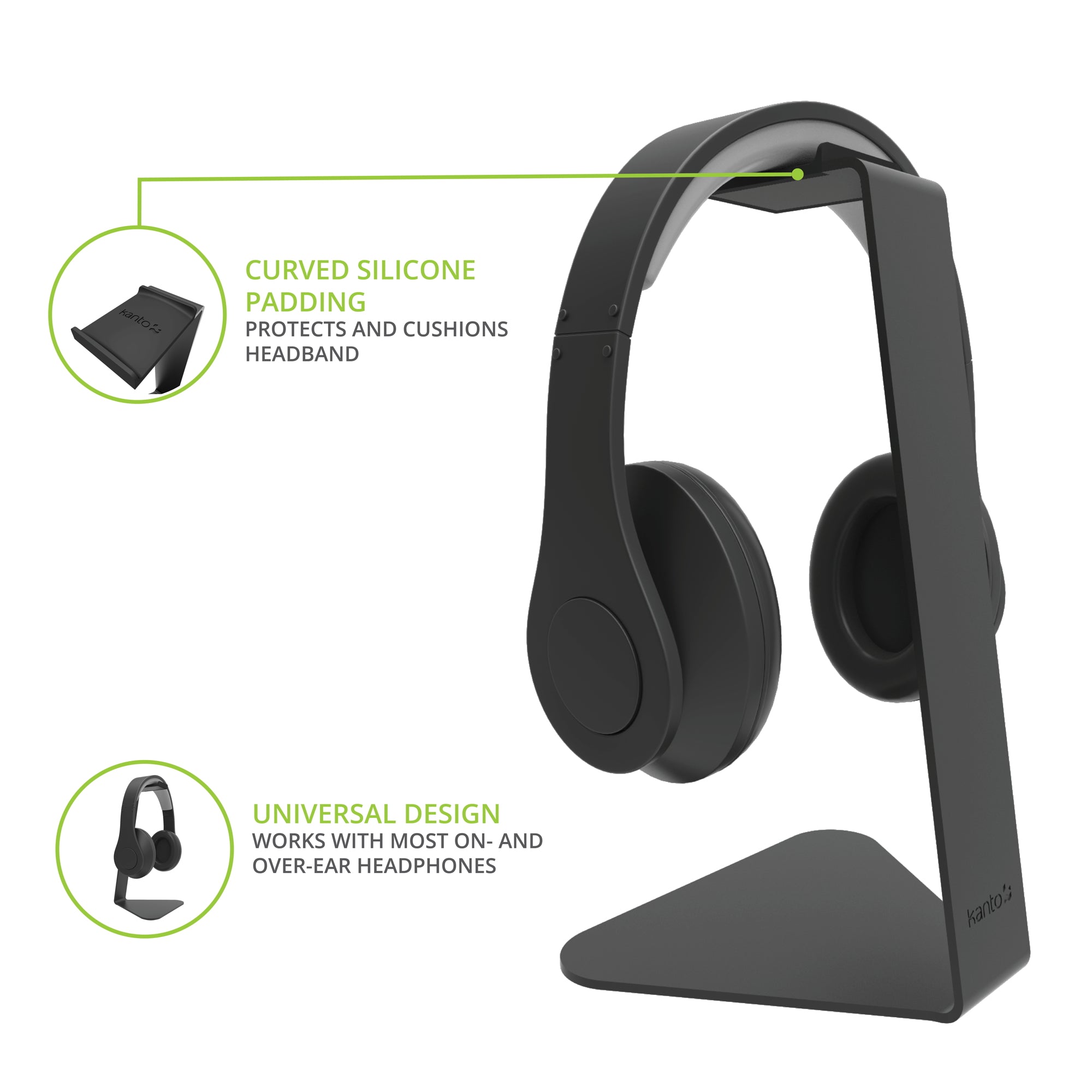 Kanto H1 Headphone Stand Black