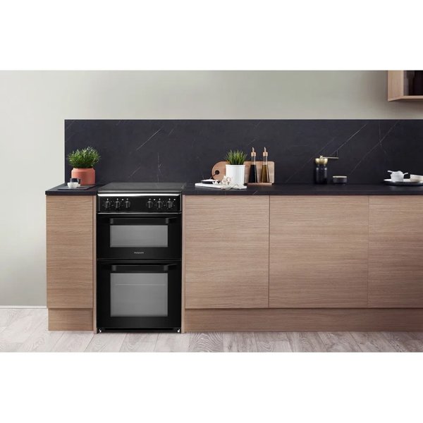 Hotpoint HD5V92KCB UK Electric Cooker Black