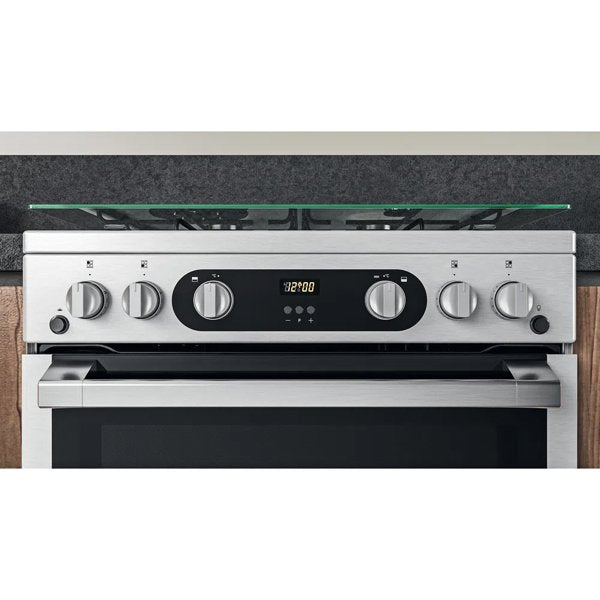 Hotpoint HDM67G0C2CX U Double Cooker Inox