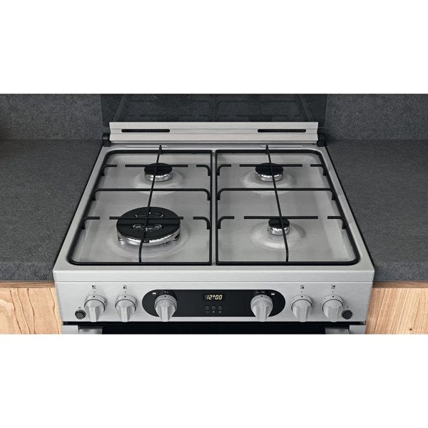 Hotpoint HDM67G0C2CX U Double Cooker Inox