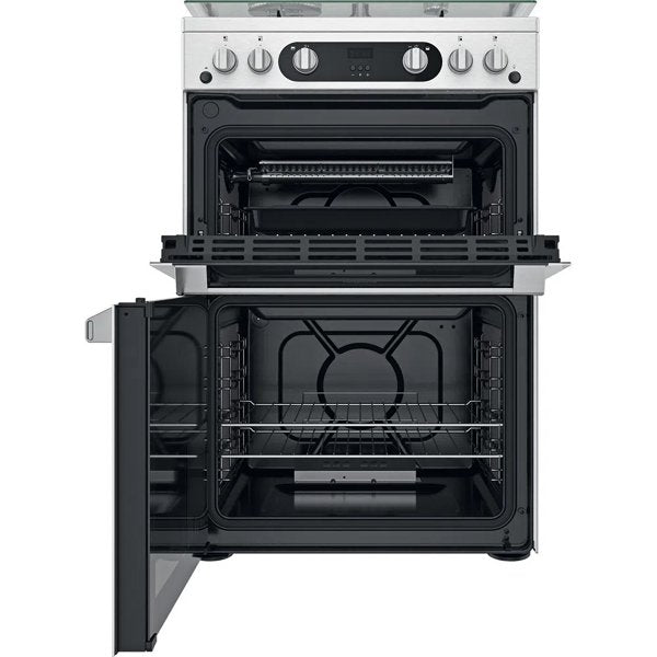 Hotpoint HDM67G0C2CX U Double Cooker Inox