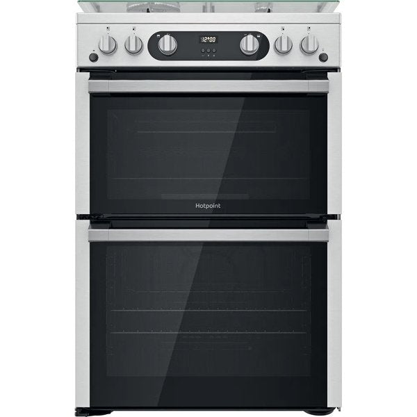 Hotpoint HDM67G0C2CX U Double Cooker Inox