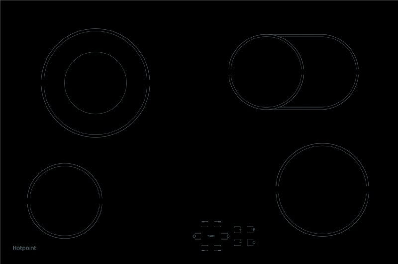 Hotpoint HR724BH 77cm Electric Hob