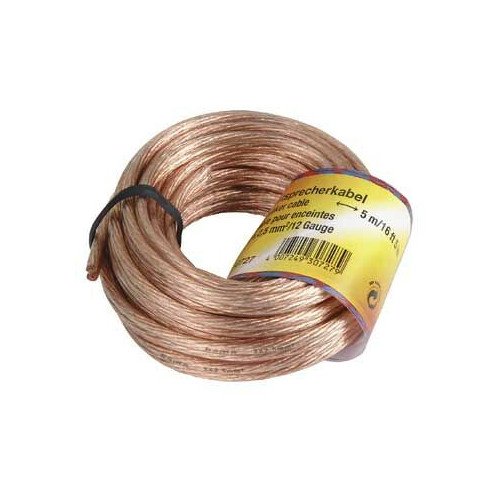 Hama Loudspeaker Cable 2x2.5mm 10m transparent