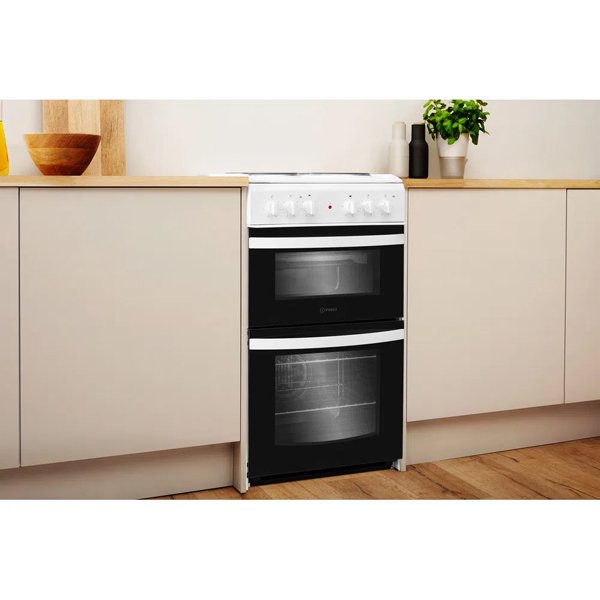 Indesit ID5E92KMW UK Double Cooker White