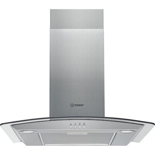 Indesit IHGC65LMX Cooker Hood Stainless Steel