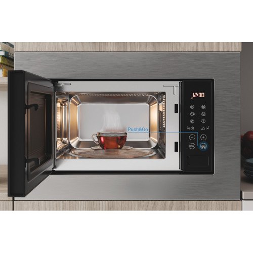 Indesit MWI120GX Built-In Microwave Stainless Steel