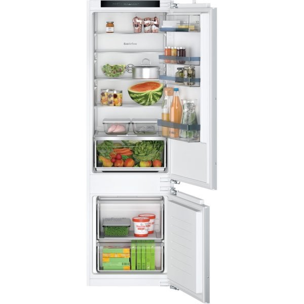 Bosch KIV87VFE0G Serie 4 Built-in fridge-freezer with freezer at bottom 177.2 x 54.1 cm flat hinge