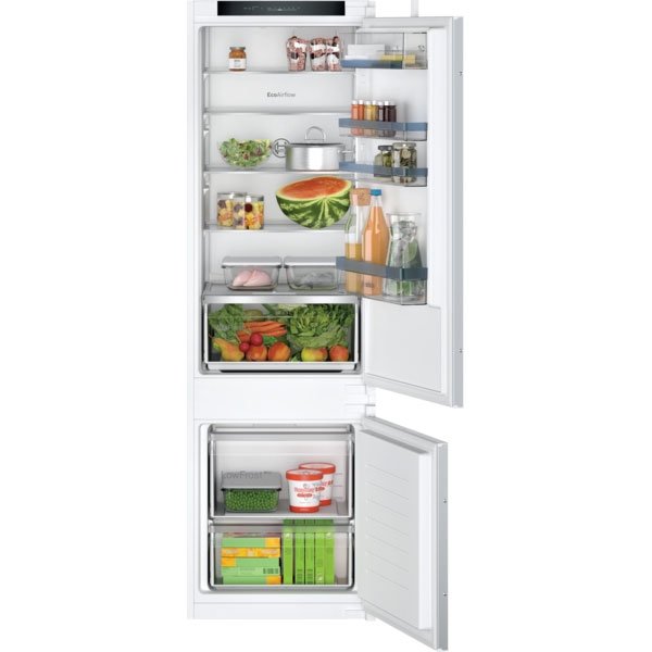 Bosch KIV87VSE0G Serie 4 Built-in fridge-freezer with freezer at bottom 177.2 x 54.1 cm sliding hinge