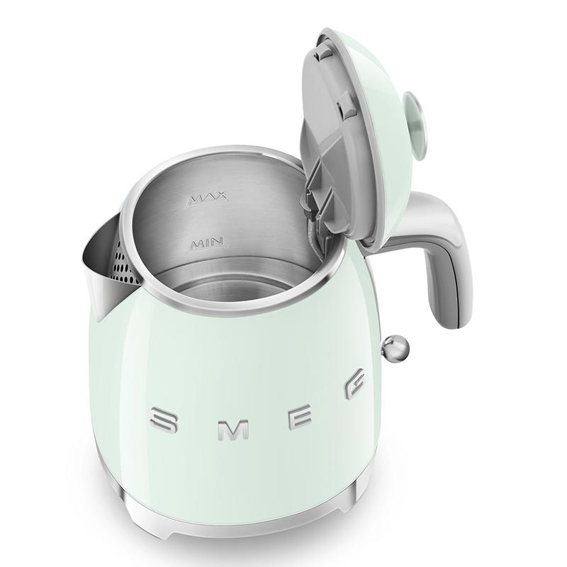 SMEG KLF05PGUK 50s Retro Style Mini Kettle Pastel Green