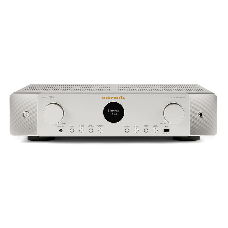 Marantz Cinema 70S Slimline 7.2 Channel AV Receiver HEOS Built-in 8K Dolby Atmos Silver CLEARANCE