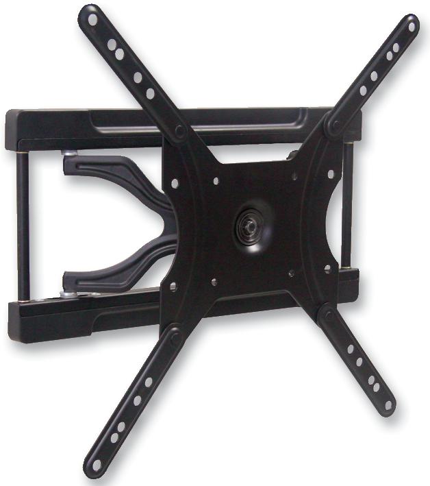 LMount LMT404SSFM Slim Full Motion LCD TV Bracket for 23 inch to 42 inch Televisions