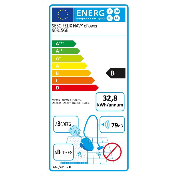 Sebo 90815GB Felix Navy ePower