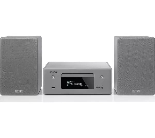 Denon CEOL N10 Receiver With SCN10 Speakers Bundle Grey