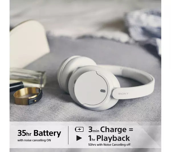 Sony WHCH720NW Wireless Noise Cancelling Headphones White